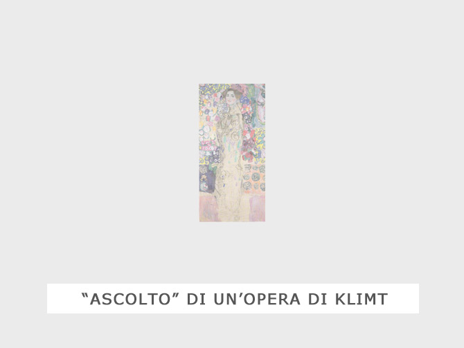 ascolto opera di Klimt