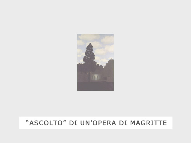 ascolto opera di Magritte